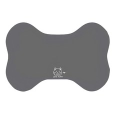 WoW WoW 寵物硅藻泥地墊, 灰色骨頭, 1個