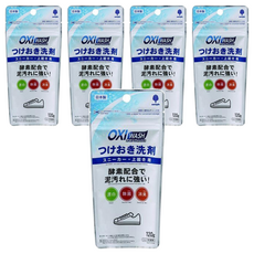 novopin OXI WASH 運動鞋洗滌劑, 酵素配合 漂白 除菌 消臭, 120g, 5包