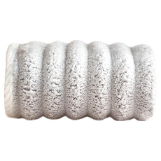 糖果絨毛巾浴巾套裝 6條 珊瑚絨 72cmx37.7cm (毛巾) 139.5cmx71.5cm (浴巾), 質感灰, 1組