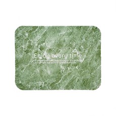 Reddot 紅點生活 2.0軟硅藻超速吸廚房碗盤瀝水墊, 琥珀綠, 1個