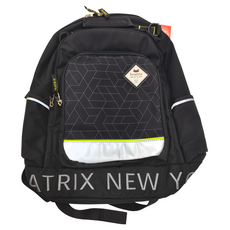 beatrix NEW YORK 美式休閒國小防潑水護脊透氣書包 幾何黑, 120~150cm