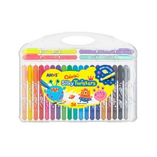 AMOS 阿摩司 細款神奇水蠟筆 24色, 1盒