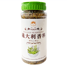 新光洋菜 義大利香料，奧勒岡葉、迷迭香葉、羅勒葉、百里香葉、牛膝草，全素, 100g, 1瓶