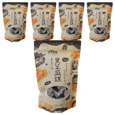 良食草堂 黑芝麻糕,200g,5袋, 傳統風味，獨立包裝，健康零食