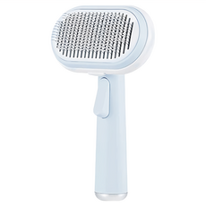 五合一多功能理毛按摩梳組合 細針, 藍色, 1個