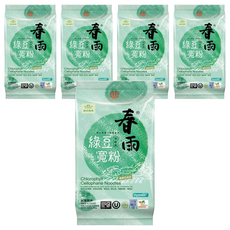 龍口 春雨綠豆寬粉，不含防腐劑，無膽固醇，全素, 120g, 5包