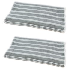 SHING LONG TEXTILE 台灣興隆毛巾 銀竹炭紗布童巾, 2條, 灰色