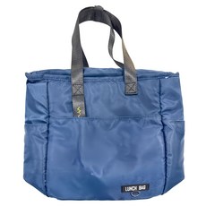 城市漫遊 防水保溫袋 28.5 x 15 x 26cm 藏青色 便當袋 保冷袋, 1個