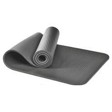 NBR環保瑜珈墊, 183 x 61 x 0.8cm, 黑色, 1個