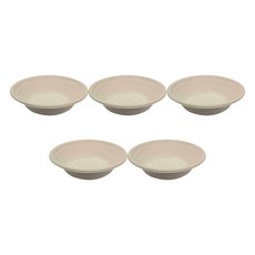 點秋香 植纖食器碗 天然環保材質 輕巧耐用 聚餐分享好選擇, 5個, 1組