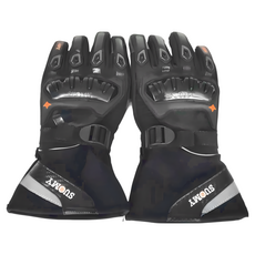 SUOMY 全防水機車防風手套, 黑色