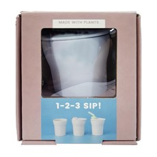 miniware 愛喝水水杯組，植物製造, 寧靜海藍, 1組, 190ml