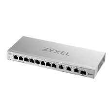 ZYXEL 簡易網管型12埠SFP 10G光纖 Multi-Gigabit乙太網路交換器 XGS1250-12，高速傳輸，簡易管理, 1個