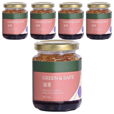 GREEN&SAFE 永豐餘生技 油蔥 (固形量40公克) 葵花油 紅蔥頭, 5罐, 150g