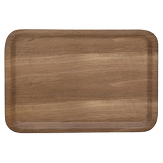 東源益 Hesii 自然風木盤 上滑潤圓角長方木盤, 55 x 40cm, 深色, 1個