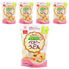 Hakubaku 烏龍麵 幼兒用，7個月以上寶寶適用，無加鹽，小麥製, 100g, 5包