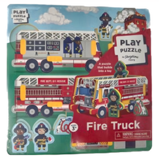 Storytime TOYS 消防車拼圖套裝 3歲以上兒童適用, 9片, 消防車 多色, 1盒