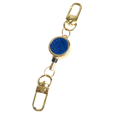 多功能金屬/皮面伸縮扣 合金材質, 深藍色, 2個