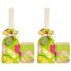 芳榮米廠 花布袋米 鴨稻糙米 台南14號 鴨間稻栽培, 300g, 2包