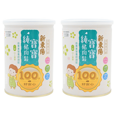 新東陽 寶寶純豬肉鬆, 營養豐富, 高蛋白, 低脂, 低糖, 低鈉, 無防腐劑與味精, 120g, 2罐