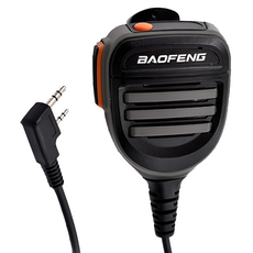 BAOFENG 寶峰 K頭系列 原廠雙PTT手持麥克風, VF-10K, 黑色