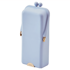 KUTSUWA 不倒桌面收納筆袋, 霧藍, 1個