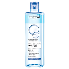 L'OREAL PARiS 巴黎萊雅 台灣公司貨 三合一卸妝潔顏水 深層極淨型, 400ml, 1瓶