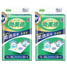 Sun Mate 尚美德 柔適潔淨看護墊 XL, 60*90cm, 9片, 2包