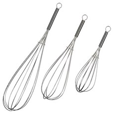 PREMIER HOUSEWARES 打蛋器3件組, 1個, 銀色