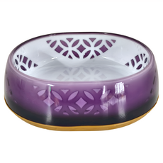 CattyMan 貓用日式禪風碗 - 磁碗紫, 羅蘭紫, 1個