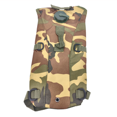 登山吸管隨身水袋背包 392g 3L, 叢林迷彩, 1個