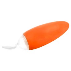 擠壓式寶寶湯匙餵食器, 橘色, 1個