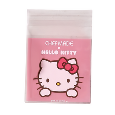 CHEFMADE 學廚 Kitty 曲奇餅乾袋套裝 - Hello Kitty正版授權 自封袋 10x7cm KT7074, 50個, 1組