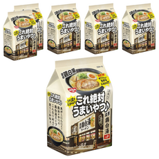 NISSIN 日清 3食絕對美味拉麵 濃厚雞白湯風味, 湯底濃‧高麵質, 融入蔬菜精華, 帶有豐富的大蒜香氣, 加入香濃的黑麻油, 使用中幼直身拉麵, 麵質彈牙, 6袋