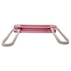 拖鞋收納架 摺疊收納 免釘免鑽 用途廣泛 牆角收納 不佔空間, 粉色, 1個