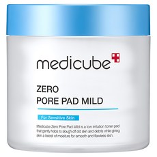 medicube 潔柔毛孔爽膚棉 溫和版，70片，敏感肌適用, 155g, 1罐