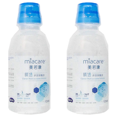 miacare 美若康 多效隱形眼鏡保養液, 125ml, 2瓶