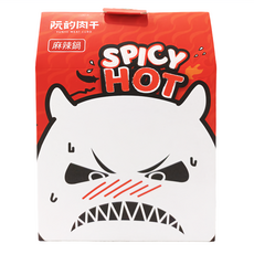 阮的肉干 輕甜肉干 麻辣鍋, 190g, 1盒