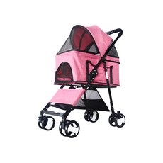 可拆式兩用寵物推車 802, 1台, 粉色