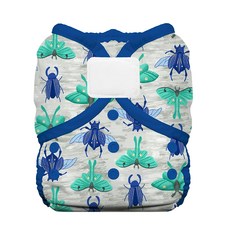 THiRSTiES 魔鬼氈防水尿布兜 0-9個月 (3-8kg) 美國產, Arthropoda, Arthropoda 灰色 + 藍色 + 綠色, 1件