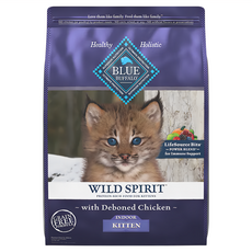 BLUE BUFFALO 藍摯 幼貓無穀配方乾糧 去骨雞肉 室內貓糧, 1.8kg, 1包