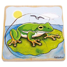 beleduc 木製玩具 拼圖 Set 12片, 4歲以上兒童適用, 1組