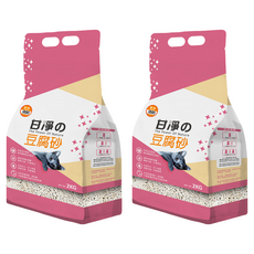 甘淨 原味豆腐貓砂 2KG, 2包, 無香味