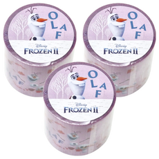 Disney 迪士尼 FROZEN 冰雪奇緣 紙膠帶 463282 20mm x 5m, 雪寶, 3捲