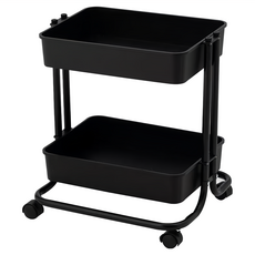 莫蘭迪推車 三層 MLD03BK, 黑色, 3層