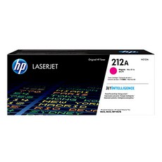 HP惠普 212A 碳粉匣 W2123A 洋紅色 原廠 LaserJet 彩色印表機適用, 1個