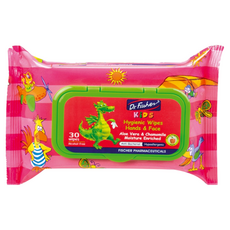 Dr.Fischer 費雪博士 蘋果香濕紙巾 含蘆薈和洋甘菊, 30張, 1包