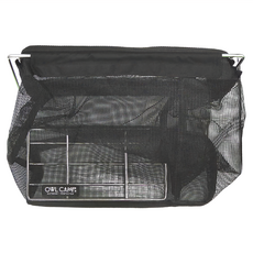 OWL CAMP 瀝水網袋, 0.5單位 尼龍 不鏽鋼, 黑色, 1個