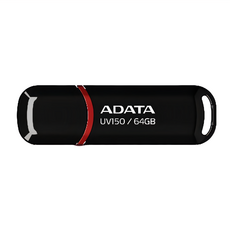 ADATA 威剛 隨身碟 UV150 黑色, 64GB, 1個
