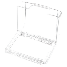 上手家居 防觸電防水插座安全蓋 透明色, 15 x 11 x 4.5cm, 1個